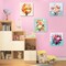 4 Pack Flower Paint by Number for Kids with Wooden Frame-Paint by Numbers for Kids Flowers Ages 4-8-12,Easy Paint with Numbers DIY Acrylic Oil Painting Kits for Home Wall Decor(8X8inch)
